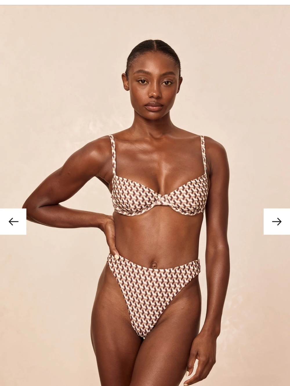 NWT Monday Swimwear Capri Bikini TOP - Picture 2 of 4